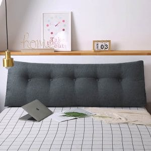 SOGA 2X 100cm Dark Grey Tatami Cushion Pillow