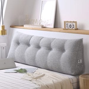 SOGA 2X 100cm Silver Tatami Cushion Pillow