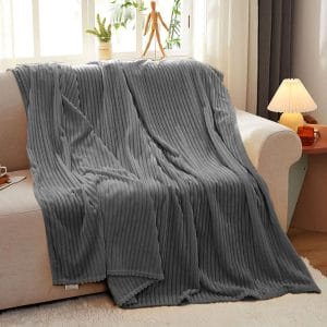 SOGA 2X GreyThrow Blanket