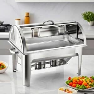 SOGA 2X 9L Chafing Dish Roll Top