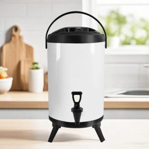 SOGA 8X 12L Stainless Steel Milk Tea Barrel
