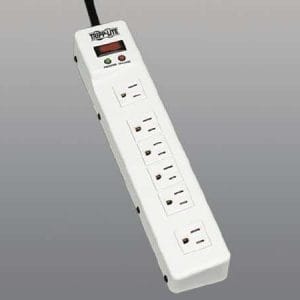 Eaton tripp lite series protect it surge protector with 6 right-angle outlets, 1