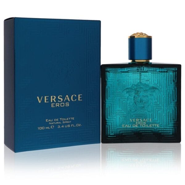 Versace Eros, eau de toilette, cologne for men.