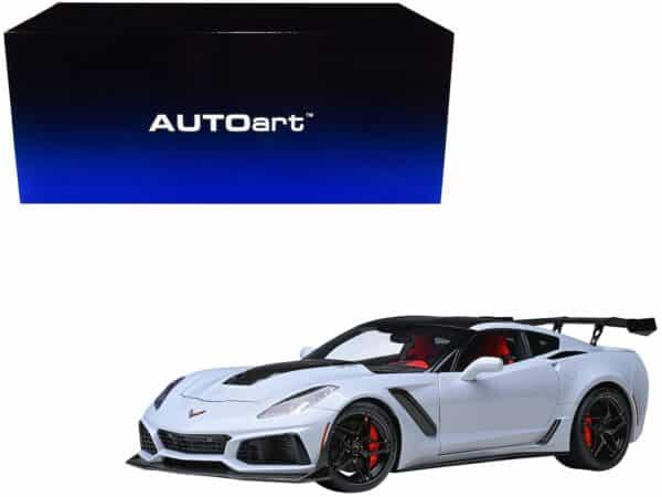 CleneJoe 2019 Chevrolet Corvette C7 ZR1 Ceramic Matrix Gray Metallic with Carbon Top
