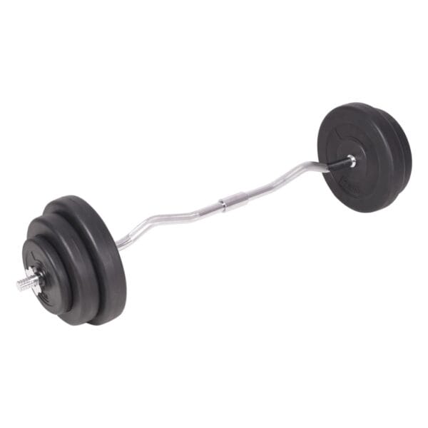 vidaXL Barbell and Dumbbell Set 264.6 lb - Image 6