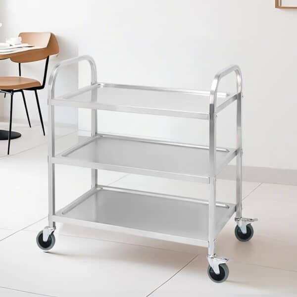 Food cart, kitchen cart.