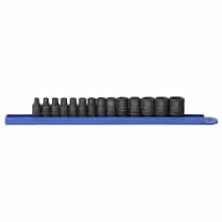 GearWrench 14 Piece 1/4 Inch Drive 6 Point Standard Impact Metric Socket Set