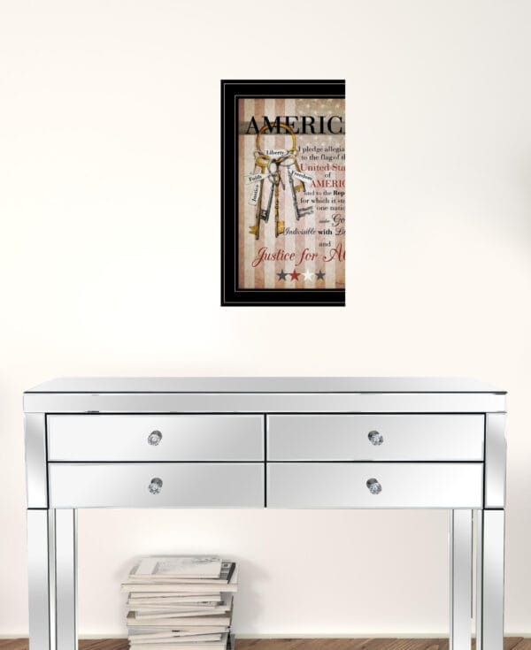 The keys to freedom, wall art.