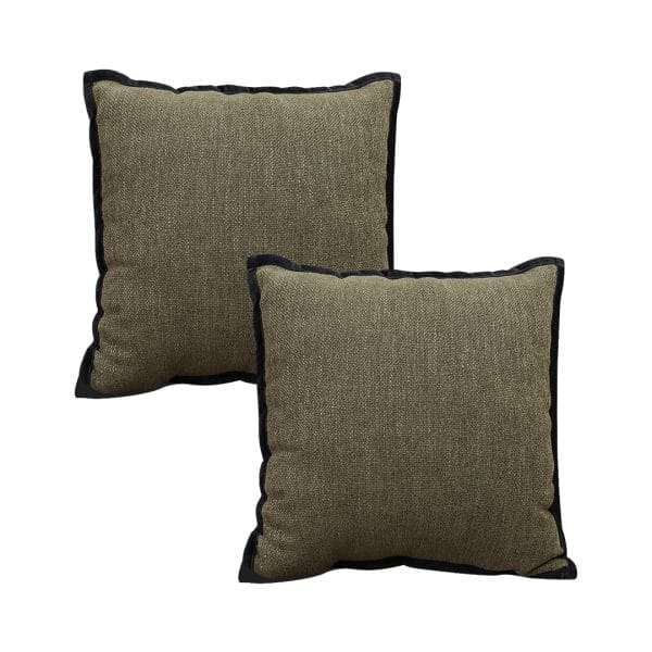 SOGA 2X 45cm Soft Olive Green Square Decorative Pillowcase - Image 2