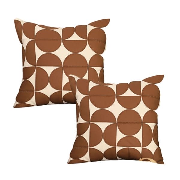 SOGA 2X 45cm Retro Geometric Circle Pillowcase - Image 2