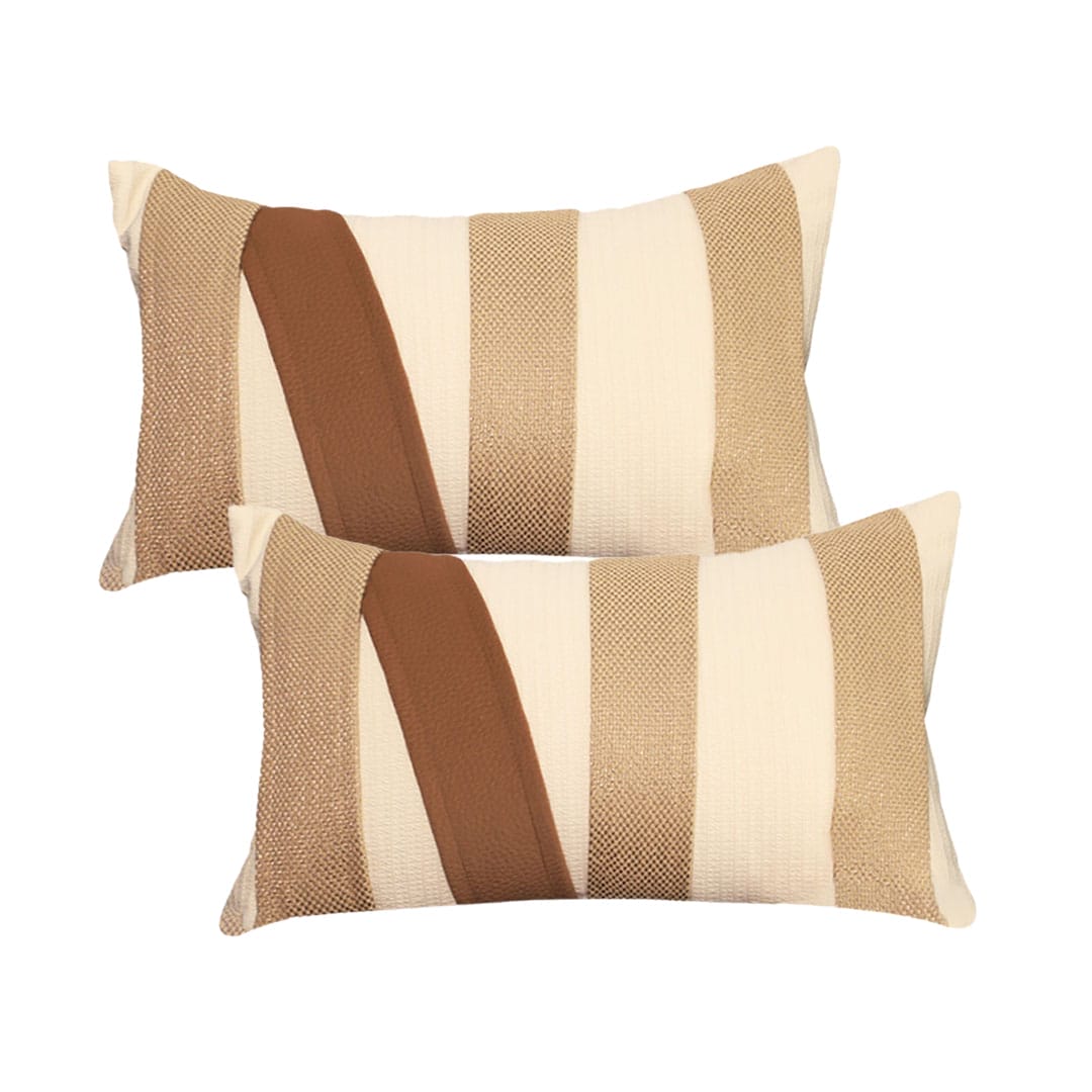 SOGA 2X 30x50cm Contemporary Striped Accent Pillowcase - Image 2