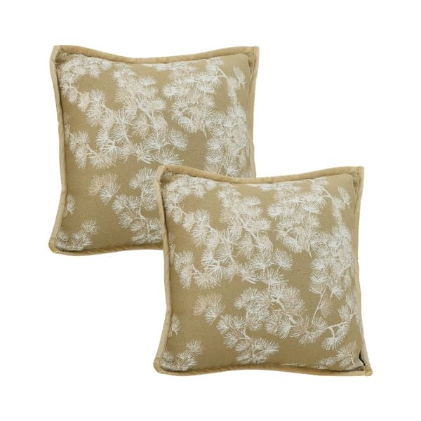 SOGA 2X 45cm Beige Floral Pillowcase - Image 2