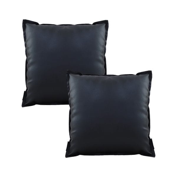 SOGA 2X 45cm Modern Minimalist Black Throw Pillow Cover - Image 2