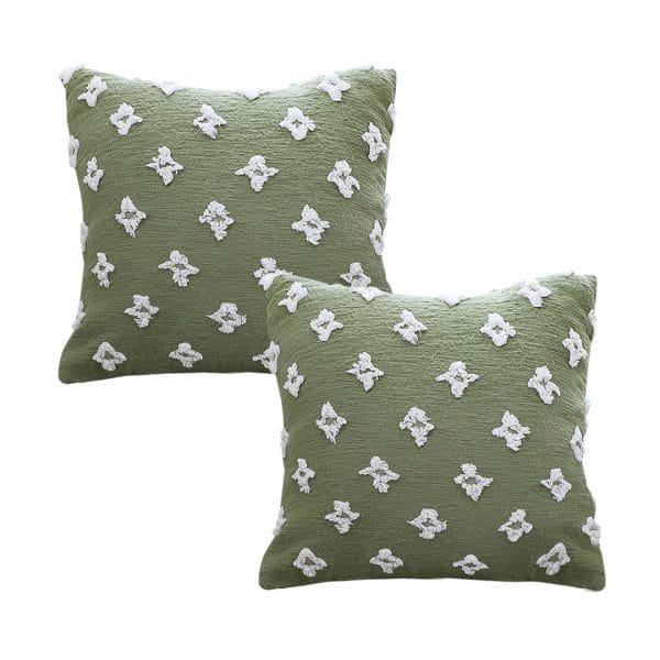 SOGA 2X 45cm Geometric Cross Pattern Pillow Cover - Image 2