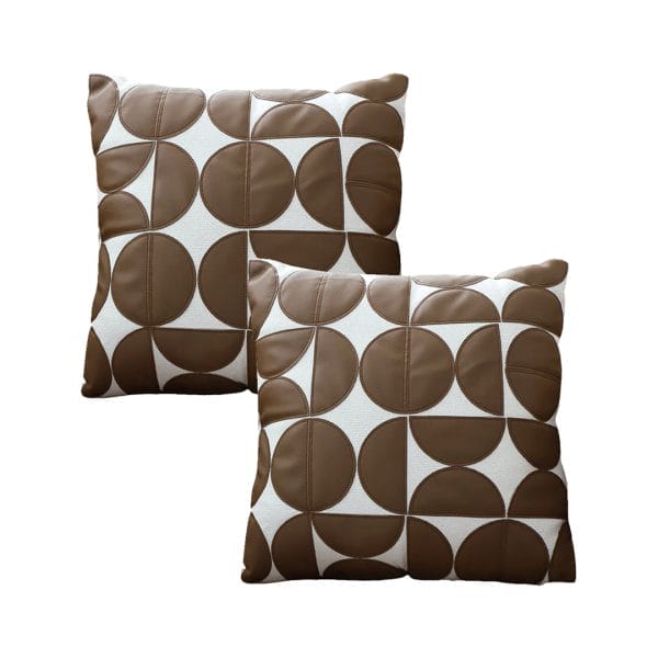 SOGA 2X 45cm Retro Geometric Circle Pillow Cover - Image 2
