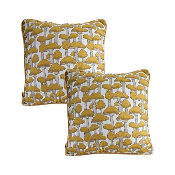 SOGA 2X 45cm Ginkgo Leaf Pillowcase (Yellow) - Image 2