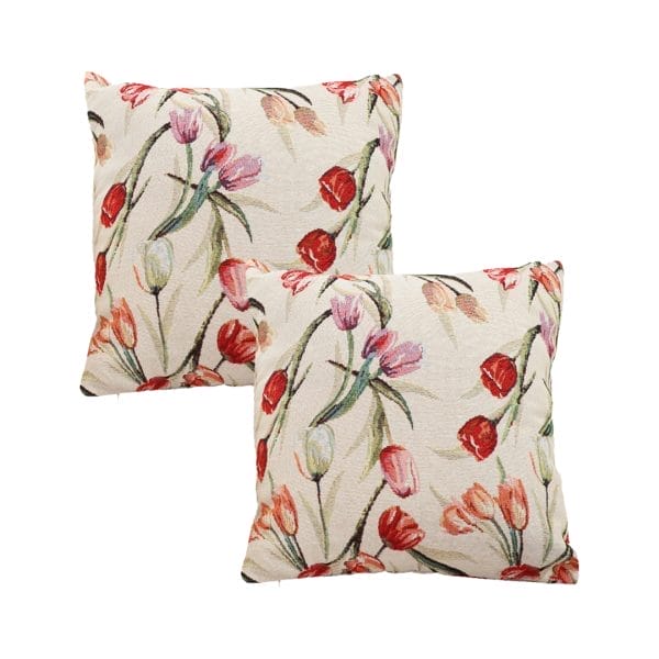 SOGA 2X 45cm Botanical Floral Pillowcase (Light) - Image 2