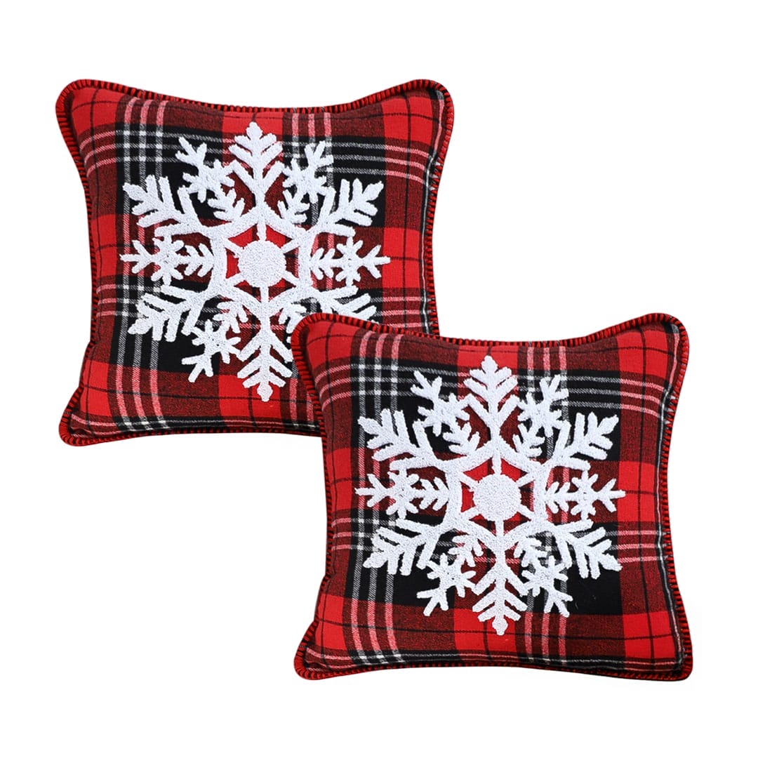 SOGA 2X 45cm Holiday Snowflake Pillowcase - Image 2