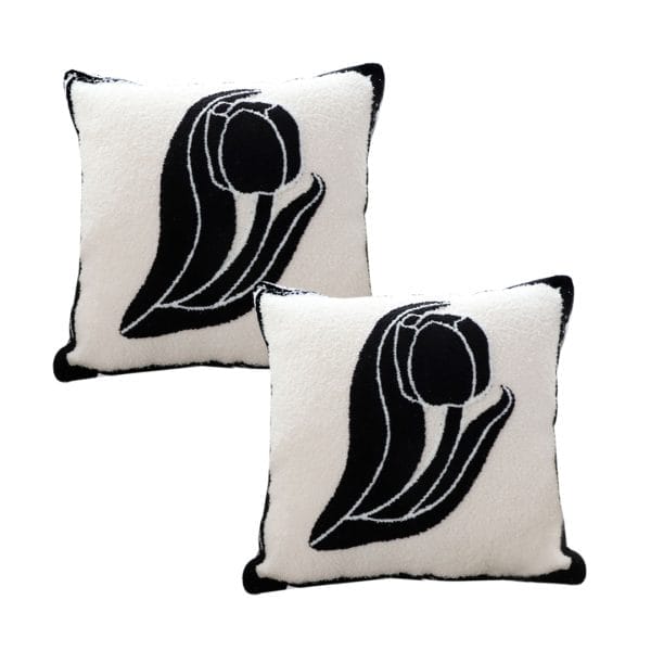 SOGA 2X 45cm Abstract Swan Pillowcase - Image 2