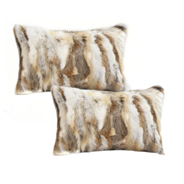 SOGA 2X 30x50cm Faux Fur Luxury Pillowcase (Light) - Image 2
