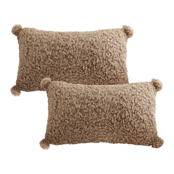SOGA 2X 30x50cm Sage Green Textured Lumbar Pillow with Tassels - Image 2