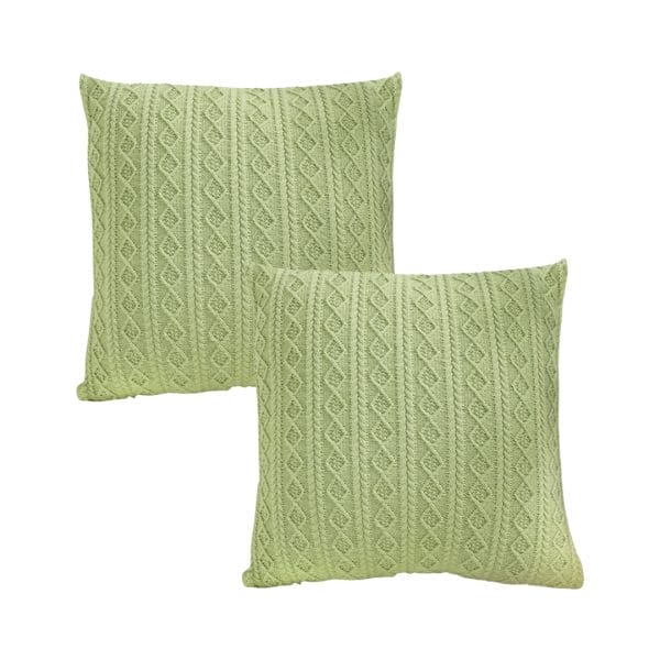 SOGA 2X 45cm Cable Knit Fresh Pillowcase - Image 2