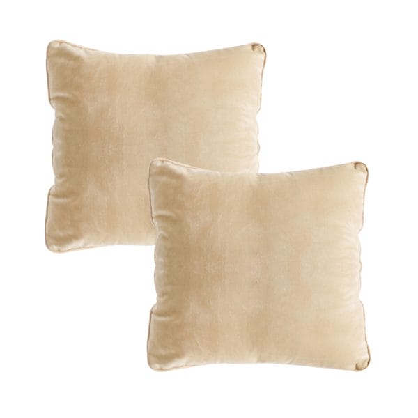 SOGA 2X 45cm Velvet Pillowcase (Champagne Beige) - Image 2