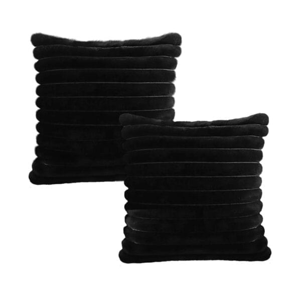 SOGA 2X 45cm Medieval Raised Pattern Fringed Velvet Pillowcase - Image 2