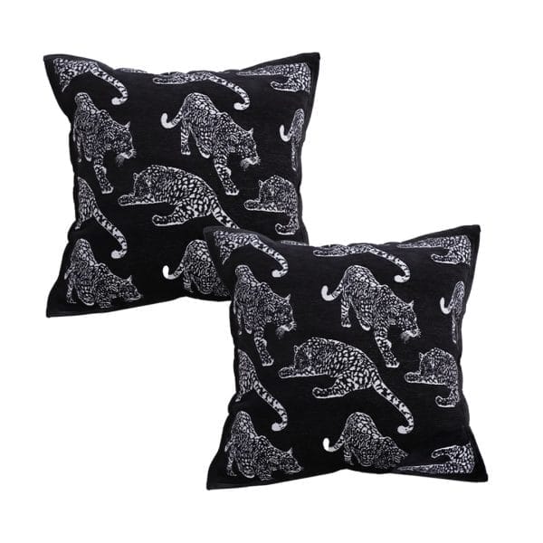 SOGA 2X 45cm Bold Panther Black Pillowcases - Image 2
