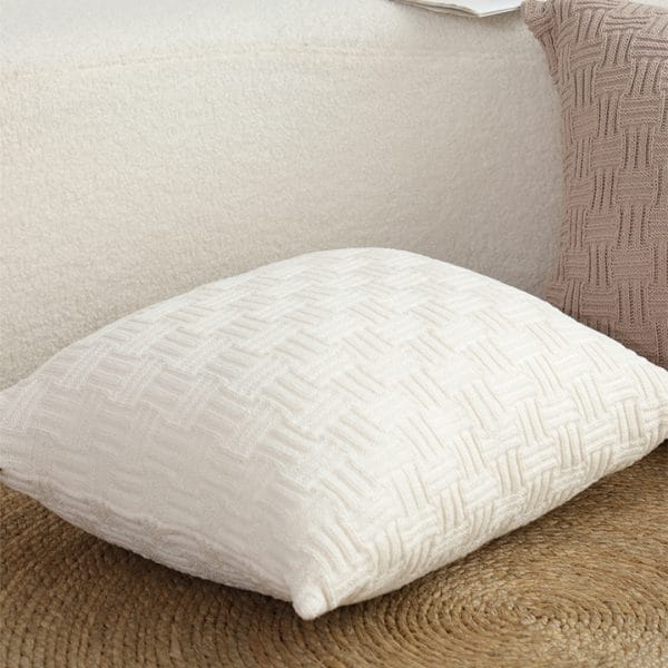 SOGA 2X 45cm Pure White Serenity Soft & Stylish Accent Pillowcase - Image 3