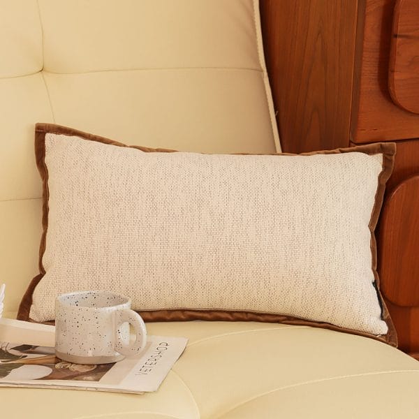 SOGA 2X 30x50cm Vintage Off-White Decorative Pillowcase