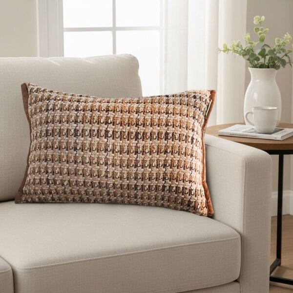 SOGA 2X 30x50cm Modern Brown Rectangular Pillowcase