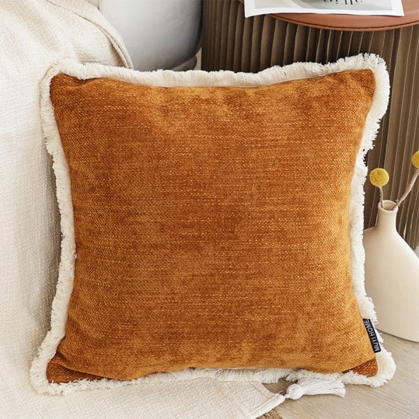 SOGA 2X 45cm Rust Orange Pillowcase - Image 3