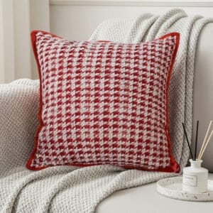 SOGA 2X 45cm Cozy Chic Houndstooth Pillowcase