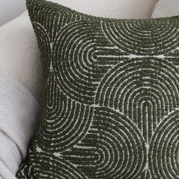 SOGA 2X 45cm Modern Boho Green Tufted Pillowcase - Image 3
