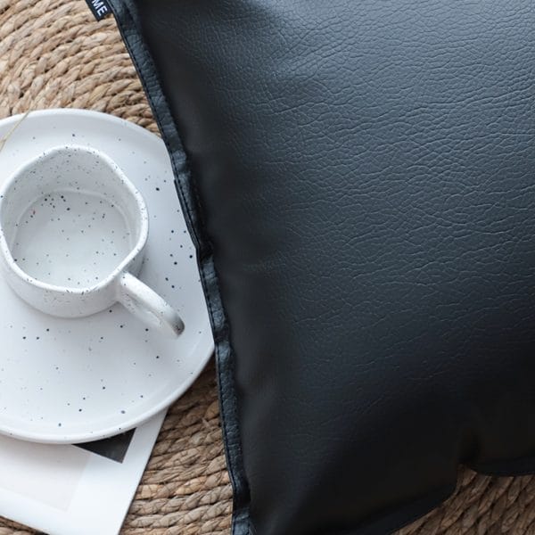 SOGA 2X 45cm Modern Minimalist Black Throw Pillow Cover - Image 3