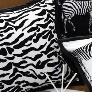 SOGA 2X 45cm Abstract Zebra Stripe Accent Pillow Cover