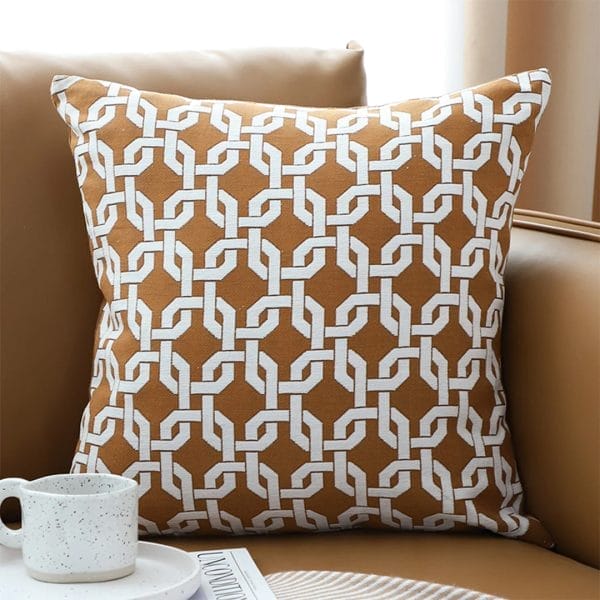 SOGA 2X 45cm Moroccan Lattice Decorative Pillow Cover - Image 3