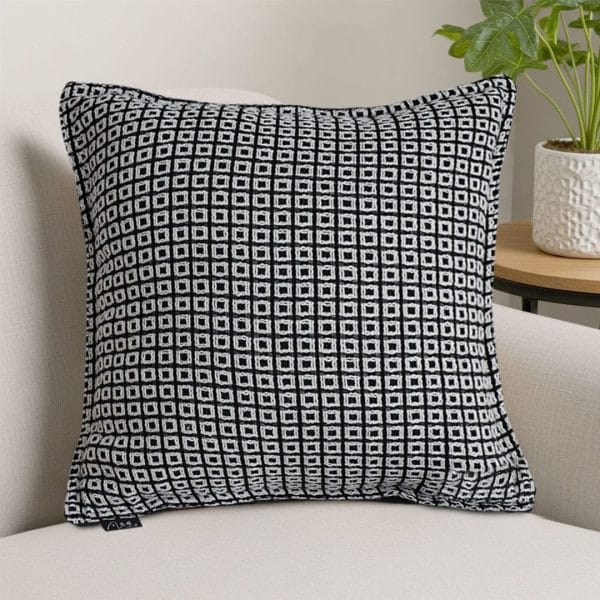 SOGA 2X 45cm Monochrome Black & White Decorative Polyester Pillowcase - Image 7