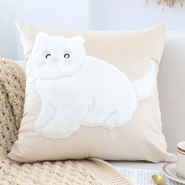 SOGA 2X 45cm Adorable Cat Silhouette Pillowcase