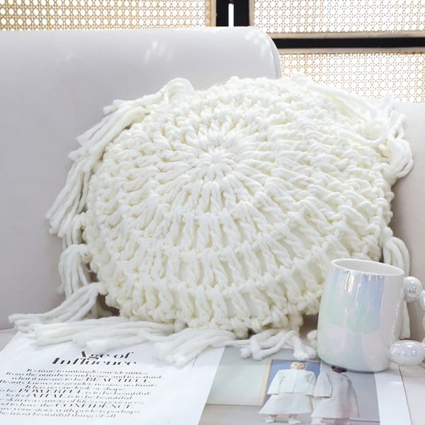 SOGA 2X 43cm Chunky Knit Texture Pillowcase - Image 3