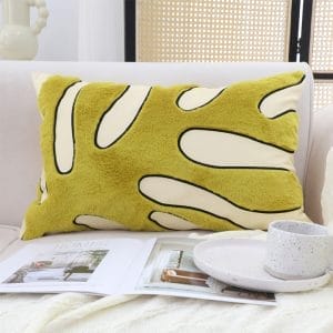SOGA 2X 38x60cm Coral Branch Pillowcase (Yellow)