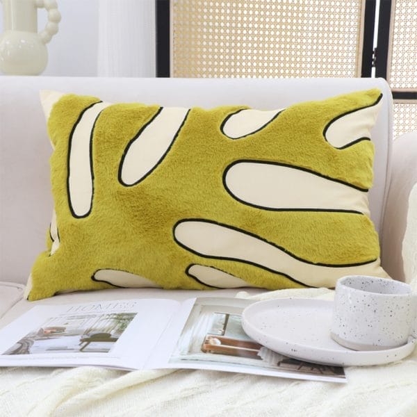 SOGA 2X 38x60cm Coral Branch Pillowcase (Yellow)