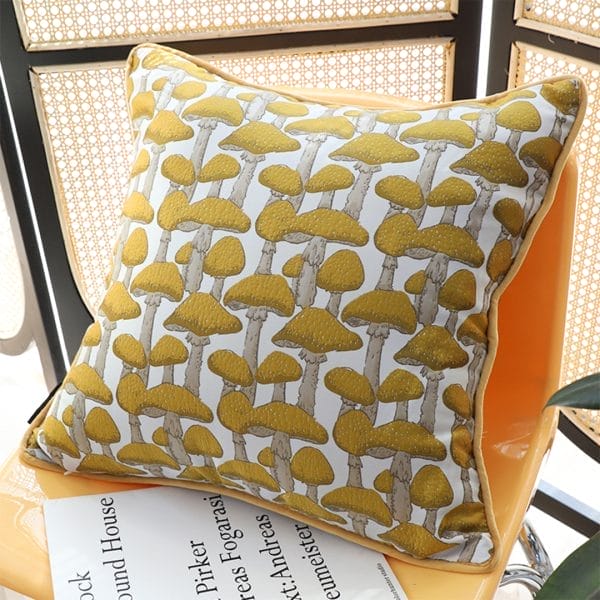 SOGA 2X 45cm Ginkgo Leaf Pillowcase (Yellow) - Image 3