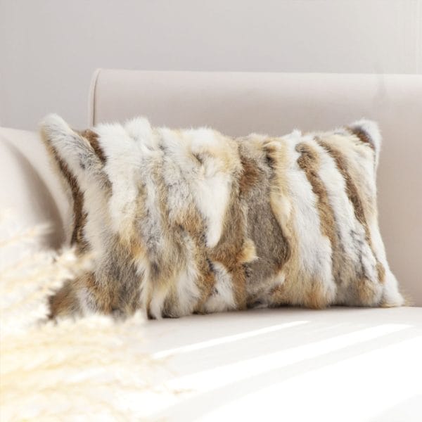 SOGA 2X 30x50cm Faux Fur Luxury Pillowcase (Light) - Image 3