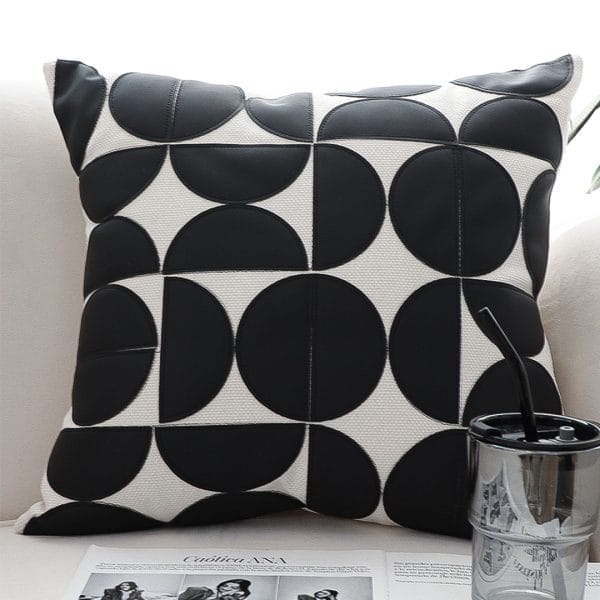 SOGA 2X 45cm Modern Geometric Circles Pillowcase - Image 3