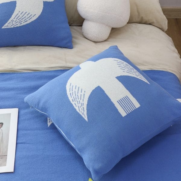 SOGA 2X 45cm Classic Blue Dove Christmas Pillowcase - Image 3
