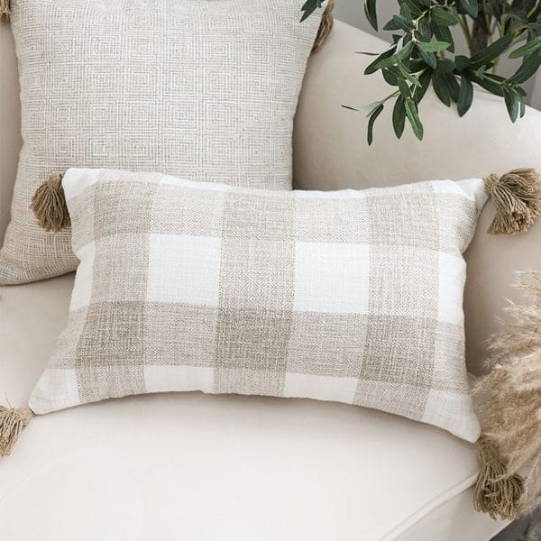 SOGA 2X 45cm Classic Gingham Check Pillowcase