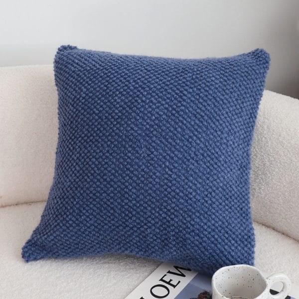 SOGA 2X 45cm Textured Navy Pillowcase - Image 3