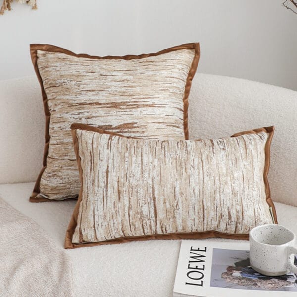 SOGA 2X 45cm Sohobo Rectangle Knitted Cushion Cover with Boho Fringe - Image 3